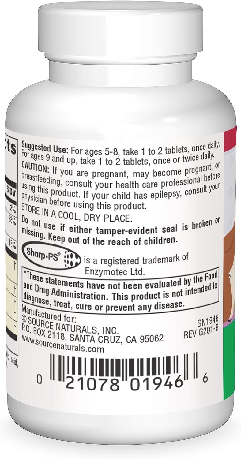 Source Naturals Attentive Child - 60 Comprimidos