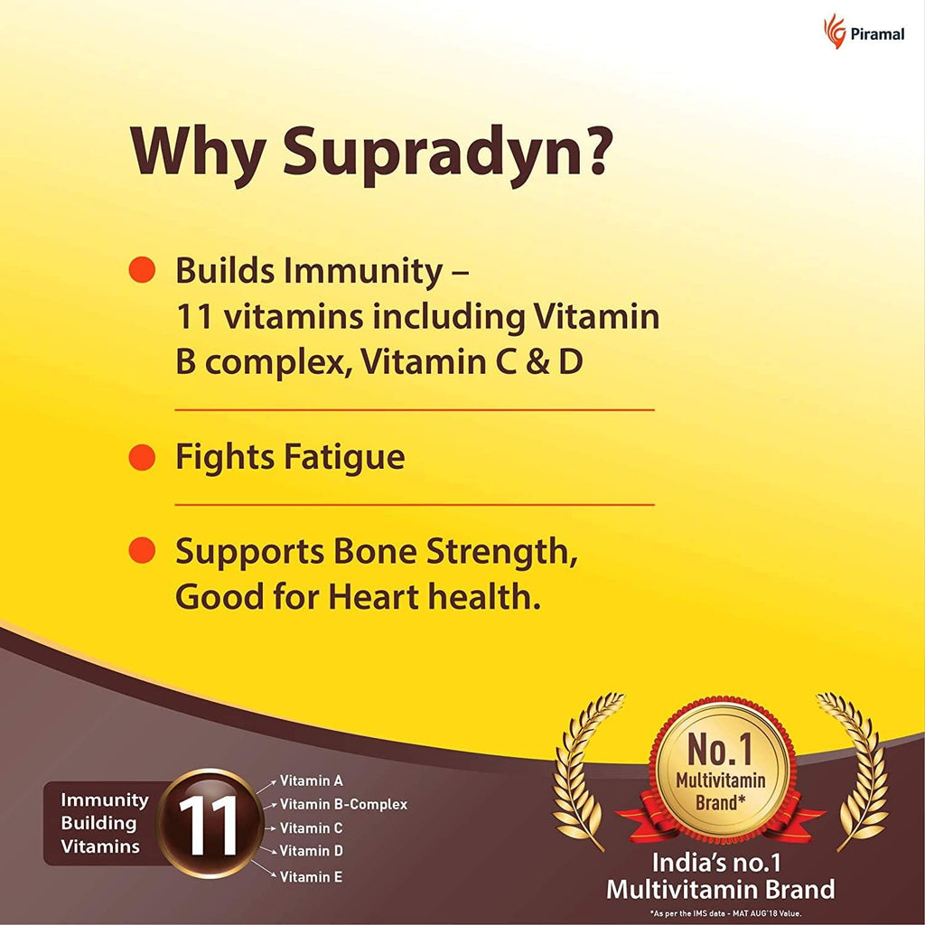 Dharma Supradyn Minerales y Multivitamínico Comprimidos (120 Comprimidos)