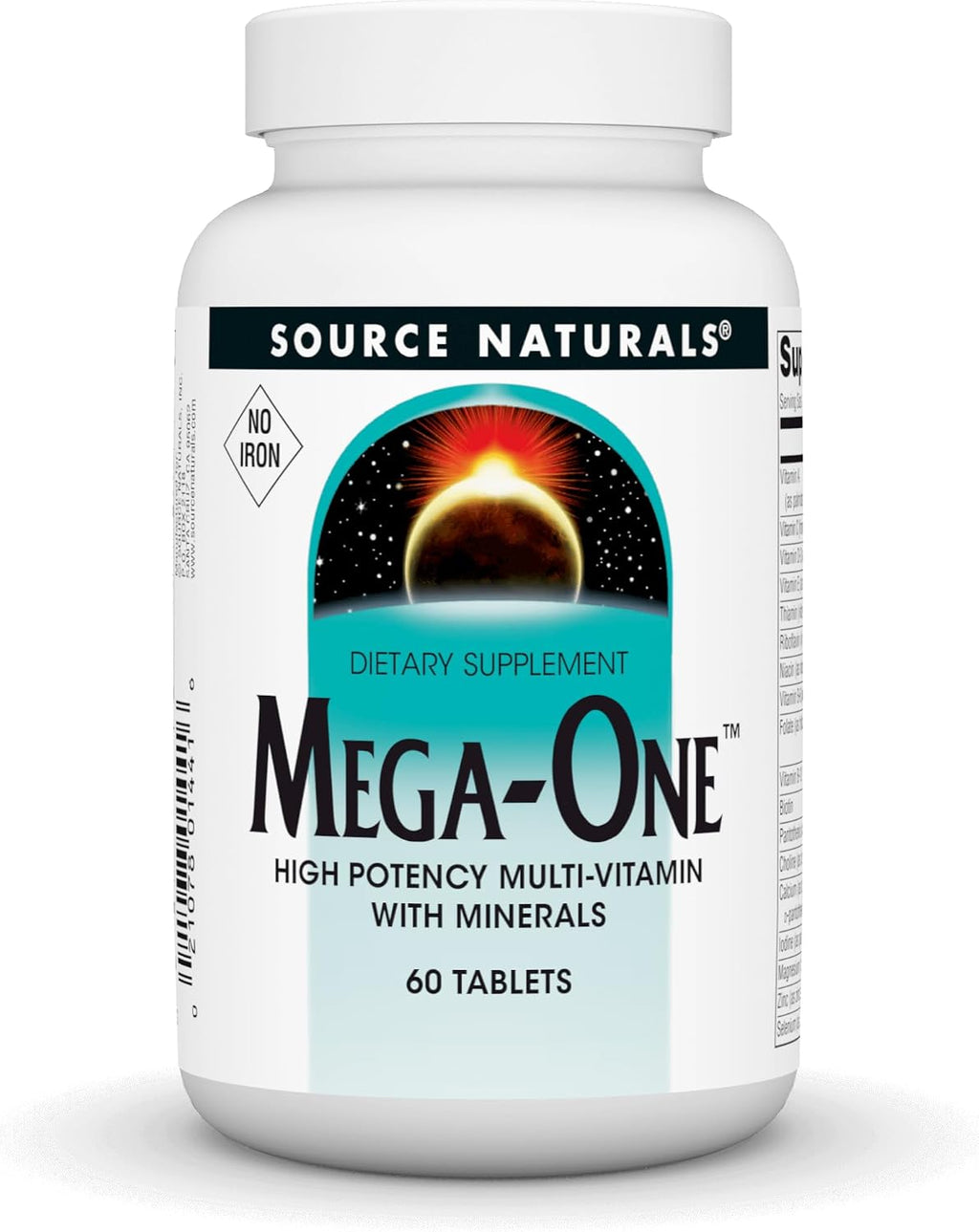 Source Naturals Mega-One Múltiple Sin Hierro, 60 Comprimidos