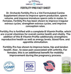 Dr. Orchard's Fertility Pro para Perros - Formulado por Veterinarios - 120 Comprimidos