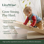 Live Wise Naturals Gotas Orgánicas de Vitamina D3 y K2 para Bebés (MK-7) - 225 Servicios