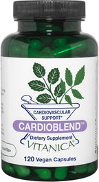 Vitanica CardioBlend – Apoyo Cardiovascular, Vegano, 120 Cápsulas