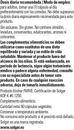 Solgar Reduced L-Glutathione 250 mg, 60 Cápsulas