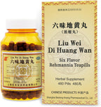 Liu-Wei Di-Huang Wan - Píldoras Herbales Tradicionales, 480 unidades (60 dosis)
