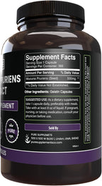 Pure Original Ingredients Mucuna Pruriens (365 Cápsulas) Sin Rellenos, Siempre Puro, Verificado en Laboratorio