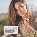 Lumintrail Suplemento Vitamínico para Cabello y Uñas Más Fuertes y Largos, 60 Cápsulas Blandas (Pack de 2) con Pastillero
