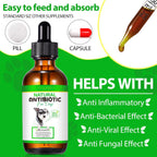 Antibióticos Naturales para Perros (2 Pack) - Suplemento Líquido a Base de Hierbas