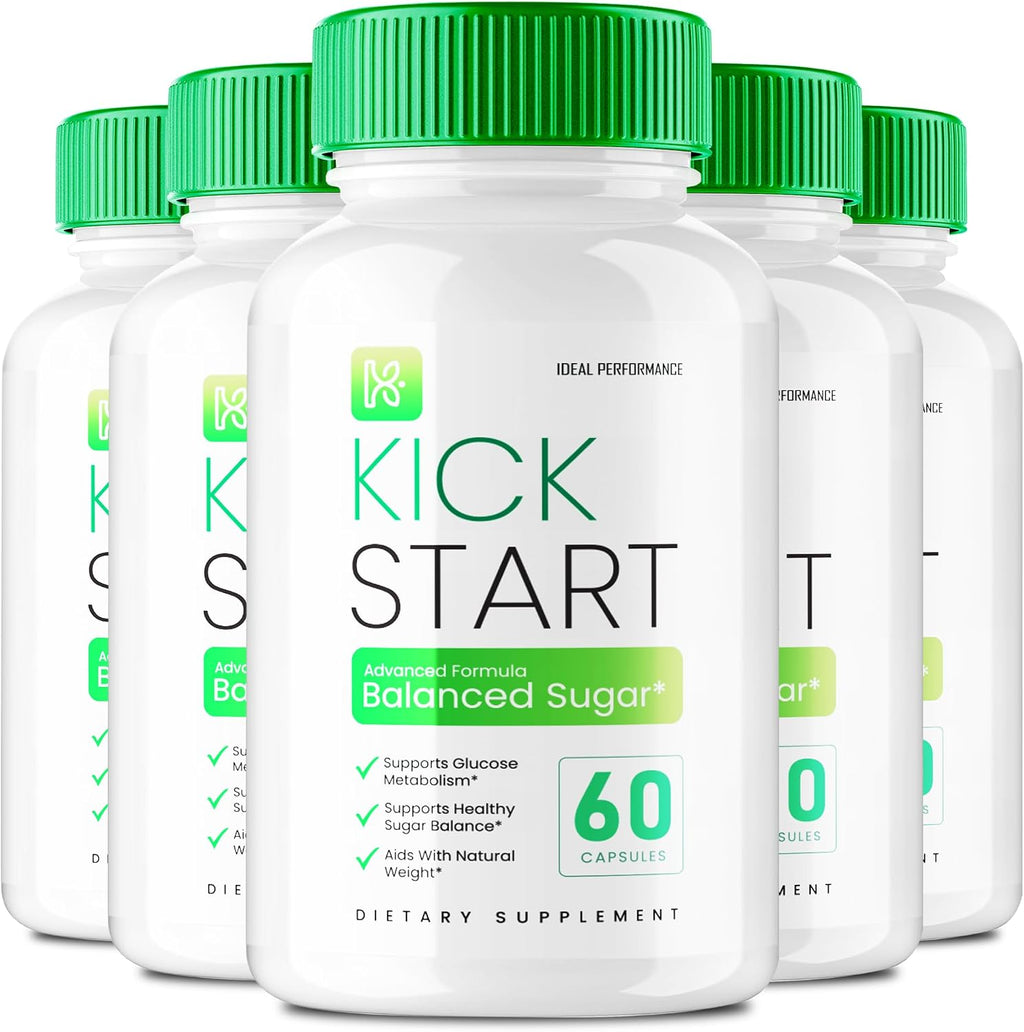 Kick Start Capsules, Fórmula Premium para Circulación Saludable y Niveles Estables (5 Pack)
