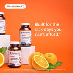 Metagenics Ultra Potent-C 1000 - Vitamina C Tamponada con Apoyo Antioxidante - Apoya la Salud Inmunológica, Formación de Colágeno y Comodidad Estomacal - No GMO y Sin Gluten - 90 Comprimidos