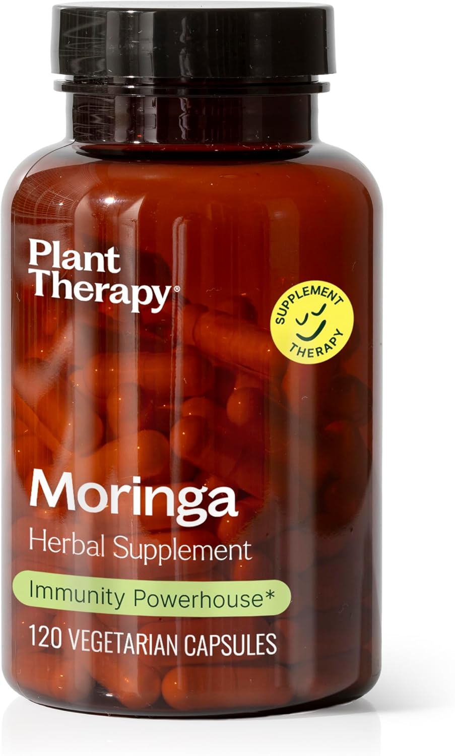 Plant Therapy Moringa Herbal Supplement Capsules – 120 Cápsulas Vegetarianas (4 Meses)