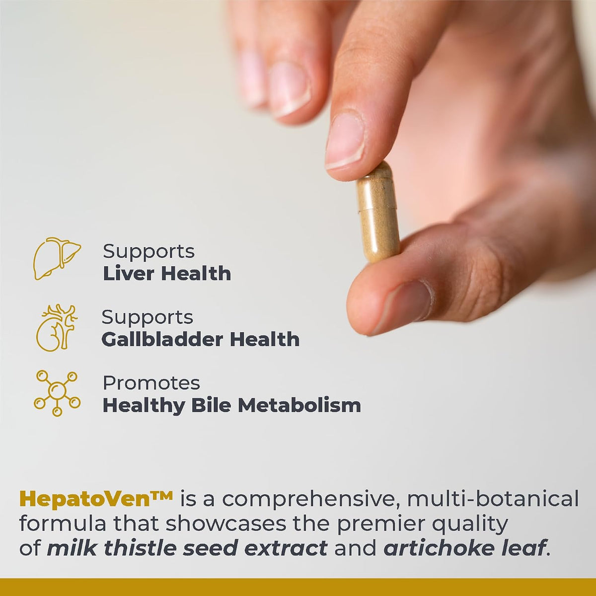 HepatoVen – Cardo Mariano y Alcachofa para el Hígado, 60 Cápsulas Vegetales – Image 4