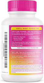 Pink Stork Biotin Multivitamin for Teens, 60 Gominolas de Frutos Rojos