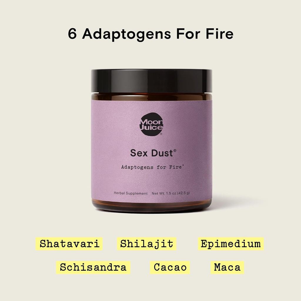 Moon Juice Sex Dust – Potenciador de Líbido Adaptógeno para Mujeres, 14 porciones