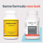 Optimox Androvite para Hombres - Suplemento de Magnesio 500mg, Multimineral y Multivitamínico con Vitamina C, Vitamina D3, Sin Calcio - 180 Comprimidos