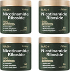 Airboy Nicotinamida Ribósida Liposomal 900 mg con Resveratrol y Quercetina - 320 Cápsulas (4 Envases de 80)