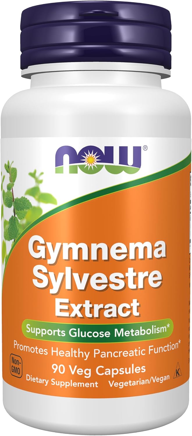NOW Foods Gymnema Sylvestre 400 mg, 90 Cápsulas Veganas