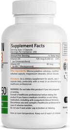 Bronson Complejo de Vitamina D3 y K2 (MK-7) 5000 UI / 90 mcg, 250 Cápsulas