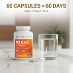 Dr. Berg Maximum Strength 7-in-1 Vitamin D3 K2 5000 IU