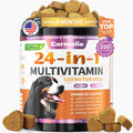 Carmelie Multivitamínico 24 en 1 para Perros - 200 Chewables con Glucosamina, Probióticos y Omega-3 - Sabor Pollo