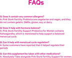 Pink Stork Probióticos de Fertilidad para Mujeres con Ashwagandha – 30 Cápsulas
