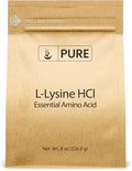 Pure Original Ingredients L-Lisina HCL (227 g) - Polvo de Aminoácido Esencial, No-GMO, Sin Gluten