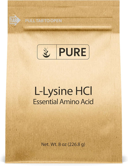 Pure Original Ingredients L-Lisina HCL (227 g) - Polvo de Aminoácido Esencial, No-GMO, Sin Gluten – Image 1