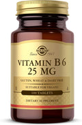 Solgar Vitamina B6 25 mg, 100 Comprimidos