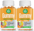 Whole Nature Kids Vitamins - Multivitamínico Completo en Gominolas para Niños, 90 unidades