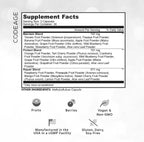 Codeage Instantfood Fast Fruits, Más de 15 Frutas en Polvo, Multivitamínico Vegano Diario, 90 Cápsulas