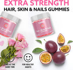 Gominolas de Biotina 10.000 mcg para Cabello, Piel y Uñas - Droppels