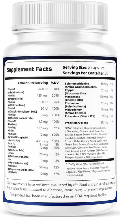 Memoforce Complemento Alimenticio - 180 Cápsulas (3 Pack)