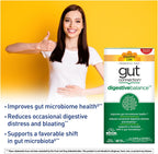 Country Life Gut Connection Digestive Balance – Prebiótico y Enzimas Digestivas para la Salud Intestinal, 60 Cápsulas