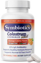 Symbiotics Naturade Colostrum Masticable - 120 Comprimidos (Naranja Crema)