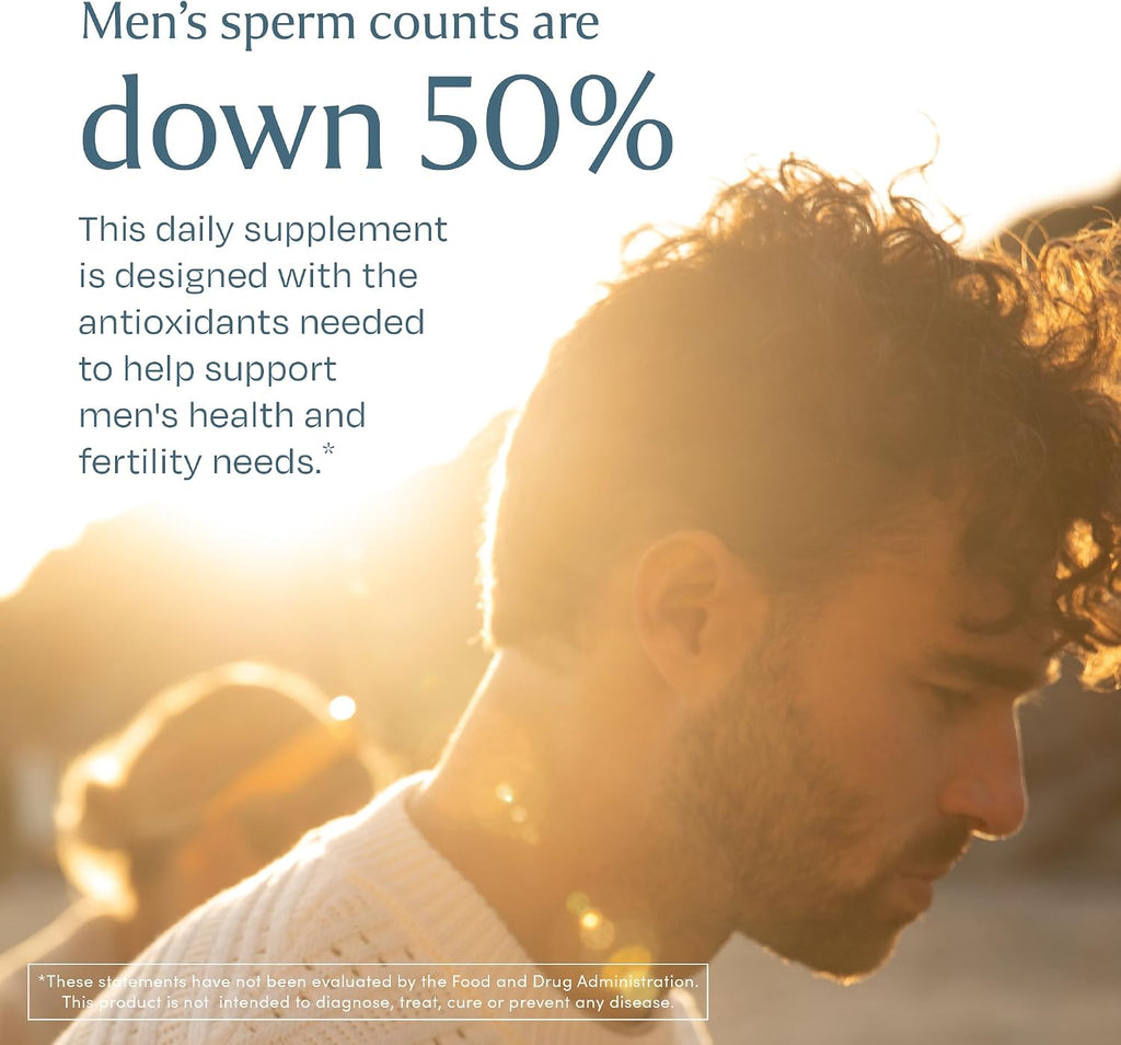 BOND Vitality - Suplemento de Fertilidad Masculina con CoQ10, Vitaminas y Minerales - 120 Cápsulas