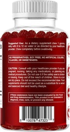 Vitamatic Complejo B Gummies con Vitamina C e Inositol - Sabor Fresa Natural - 60 Gominolas (2 Frascos)
