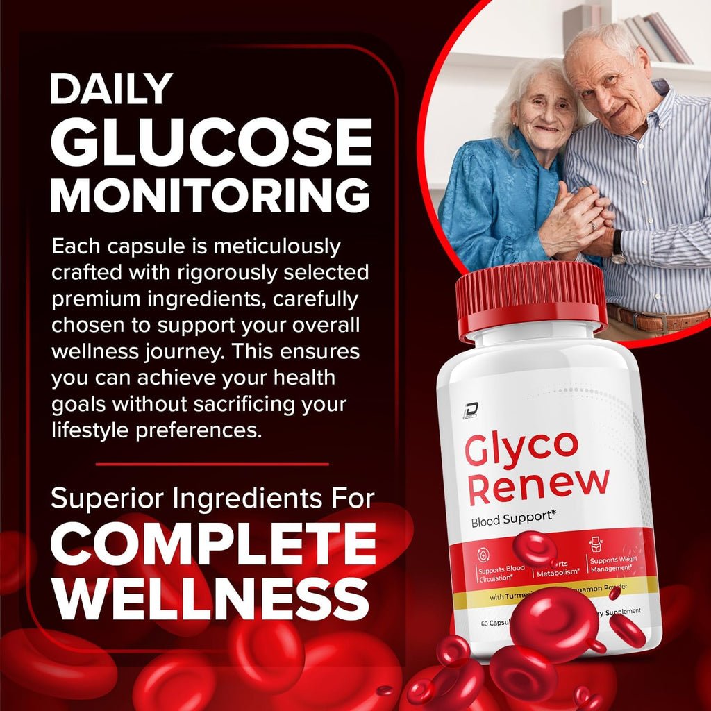 Glyco Renew Cápsulas, Suplemento Avanzado con Fórmula Natural, 180 Cápsulas (3 Paquetes)
