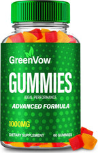 GreenVow Hemp Gummies - Complemento Alimenticio de Hemp - 60 Gomitas