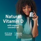 Puori Vitamina D3 2500 IU - 240 Cápsulas Blandas
