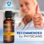 Advanced Trichology Vitamina D3 Líquida 5000 UI – Alta Absorción – 30 ml – 180 Dosis – Sin Gluten – Vegetariano