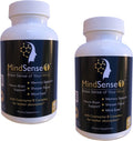 MindSense1, Suplemento Nootrópico para el Apoyo Cerebral - Enfoque y Memoria sin Estimulantes, 180 Cápsulas