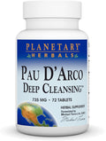 Planetary Herbals - Pau D'Arco 735 mg, 72 Comprimidos
