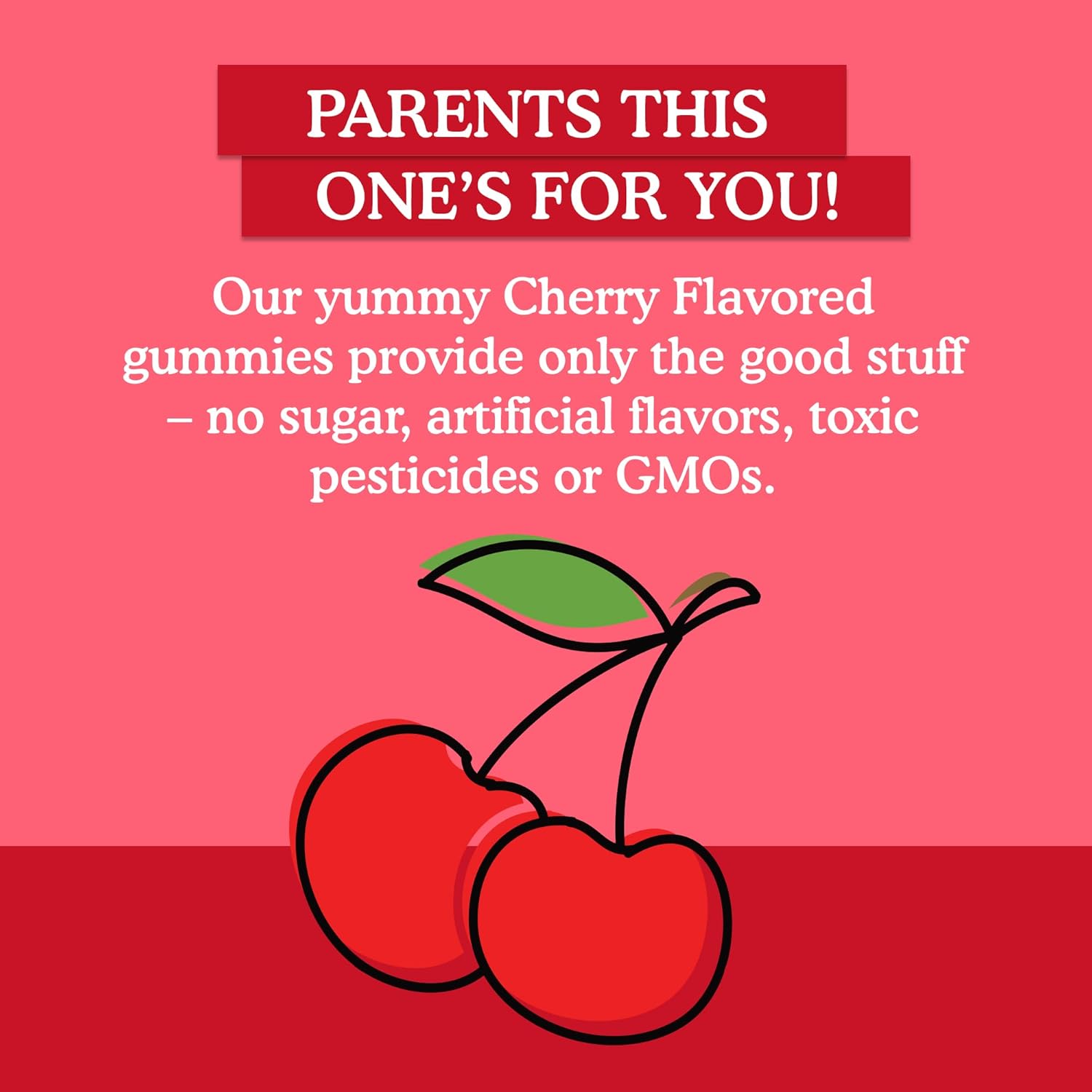 Garden of Life Kids Immune Support Gummies - Apoyo Inmunitario Infantil con Vitamina C, D3 y Zinc, Orgánico, Sin Gluten, Sin Azúcar, Sabor Cereza, 30 Días