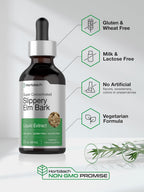 Horbäach Extracto Líquido de Olmo Americano | 60 ml | Tintura de Corteza | Vegano | Sin Alcohol | No-GMO, Sin Gluten