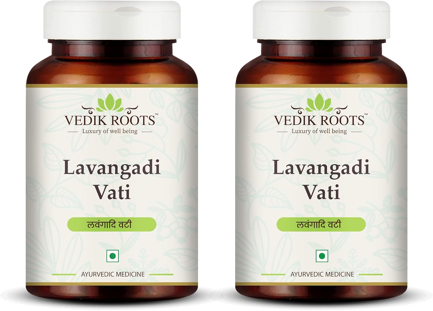 Lavangadi Vati - Natural Support for Nasal Comfort, Ayurvedic Respiratory Supplement, Digestive Health Aid, 240 Tablets (Pack of 2)