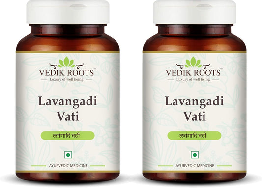 Lavangadi Vati - Natural Support for Nasal Comfort, Ayurvedic Respiratory Supplement, Digestive Health Aid, 240 Tablets (Pack of 2)