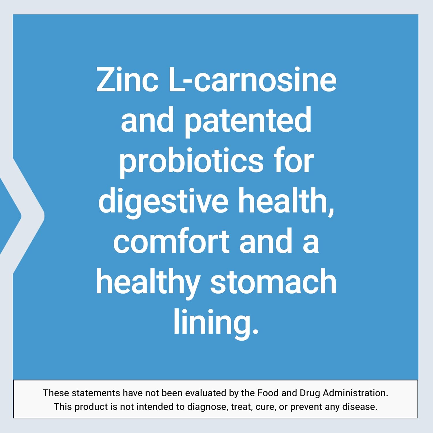 Life Extension Gastro-Ease – Zinc L-Carnosine and Probiotics for Digestive Comfort, 60 Capsules