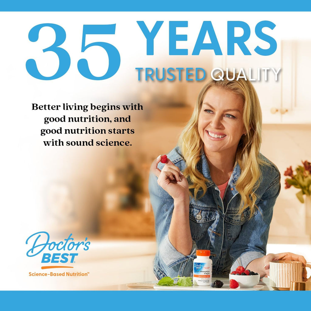 Doctor's Best Niacina 500 mg Liberación Prolongada, 120 Comprimidos