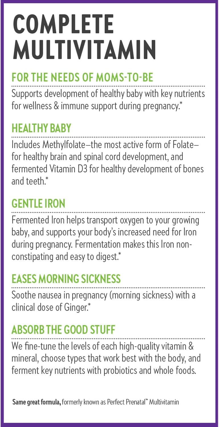 New Chapter Advanced Perfect Prenatal Vitamins - 192 comprimidos