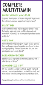 New Chapter Advanced Perfect Prenatal Vitamins - 192 comprimidos
