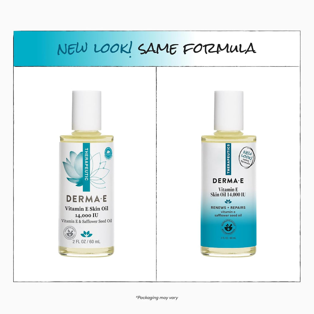 Derma E Aceite Facial de Vitamina E 14,000 IU con Aceite de Cártamo